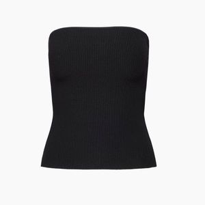 Babaton Sculpt Knit Tube Top - XS BLACK